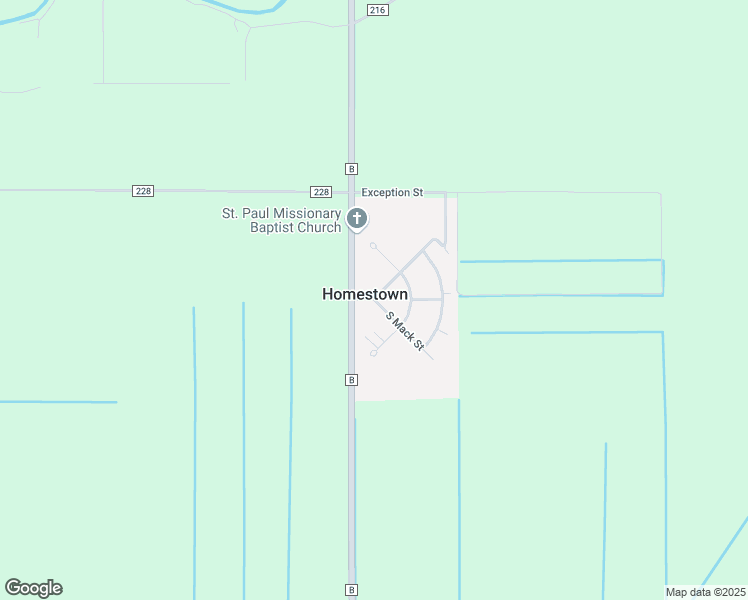 map of restaurants, bars, coffee shops, grocery stores, and more near 1 West Delmo Street in Homestown