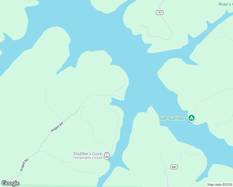 map of restaurants, bars, coffee shops, grocery stores, and more near 7670 Angell Road in Rogers