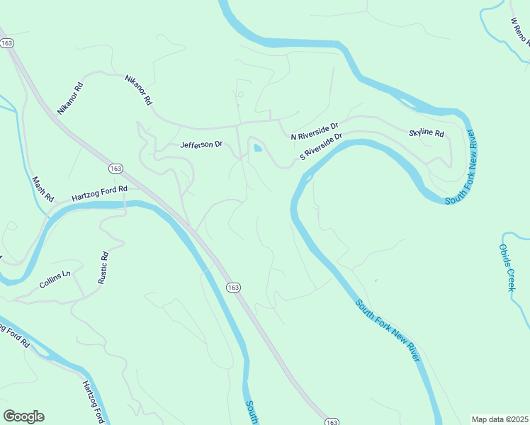 map of restaurants, bars, coffee shops, grocery stores, and more near 458 Autumn Run Road in West Jefferson