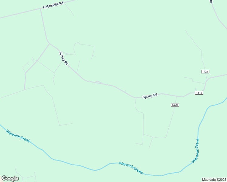 map of restaurants, bars, coffee shops, grocery stores, and more near 185 Spivey Road in Hobbsville