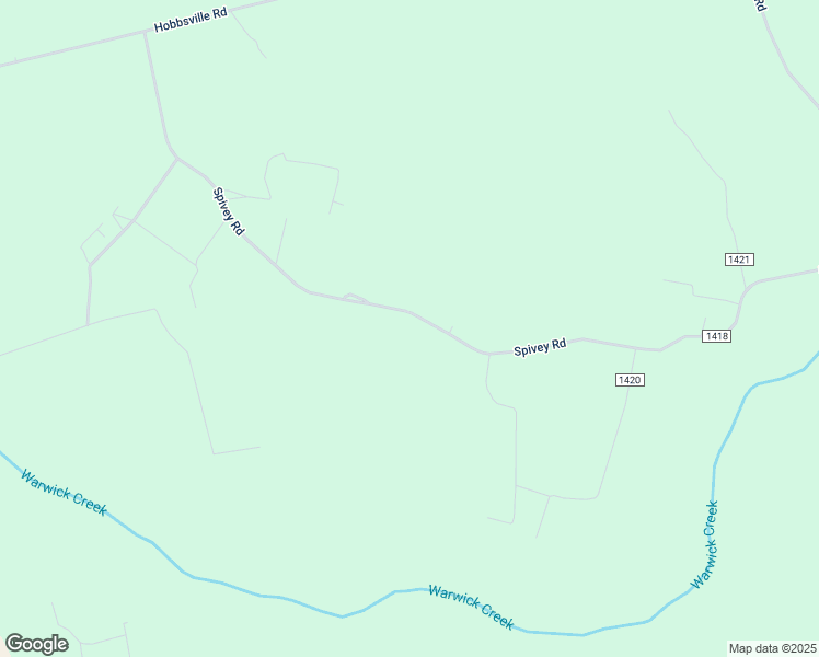 map of restaurants, bars, coffee shops, grocery stores, and more near 185 Spivey Road in Hobbsville