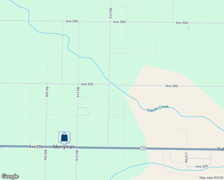 map of restaurants, bars, coffee shops, grocery stores, and more near 21215 Avenue 300 in Exeter