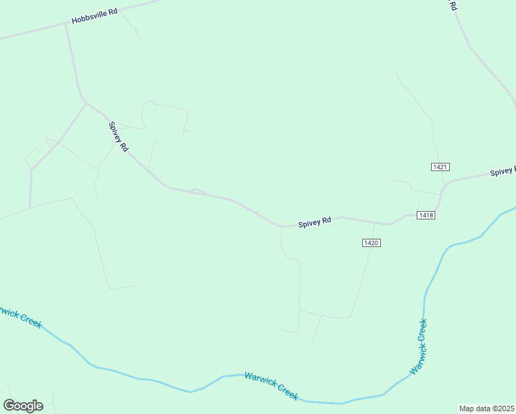 map of restaurants, bars, coffee shops, grocery stores, and more near 208 Spivey Road in Hobbsville