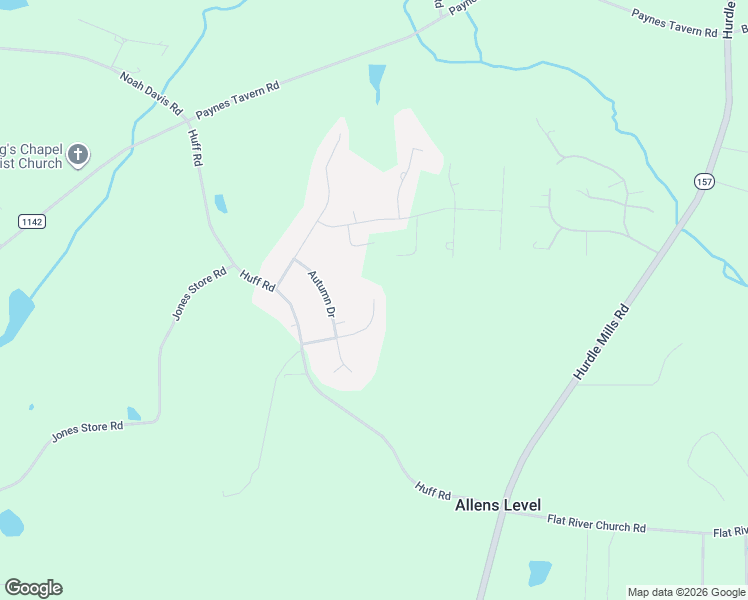 map of restaurants, bars, coffee shops, grocery stores, and more near 230 Dustin Lane in Roxboro