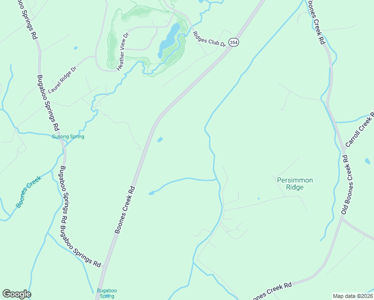 map of restaurants, bars, coffee shops, grocery stores, and more near 1604 Boones Creek Road in Jonesborough