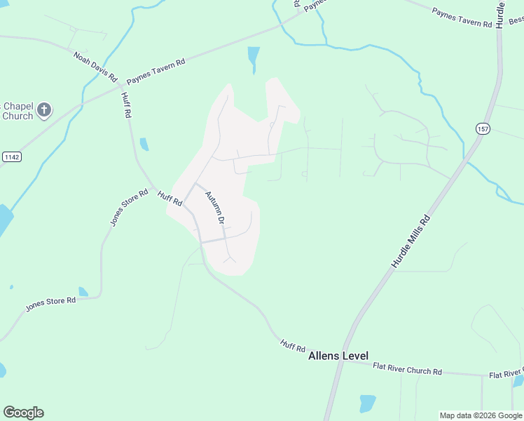 map of restaurants, bars, coffee shops, grocery stores, and more near 230 Dustin Lane in Roxboro