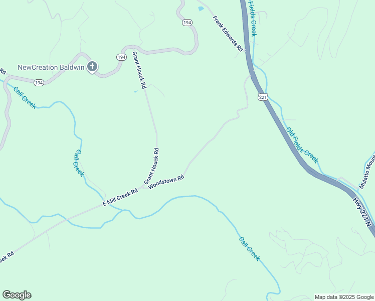 map of restaurants, bars, coffee shops, grocery stores, and more near 589 Grant Houck Road in Todd