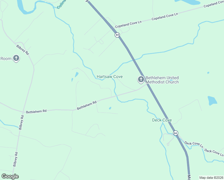 map of restaurants, bars, coffee shops, grocery stores, and more near 166 Bethlehem Road in Rickman