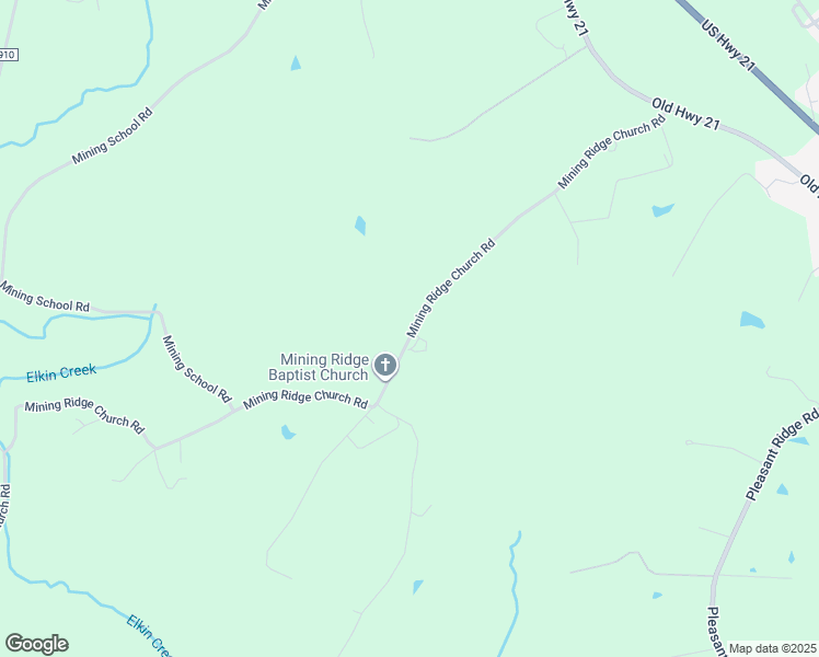 map of restaurants, bars, coffee shops, grocery stores, and more near 3949 Mining Ridge Church Road in State Road