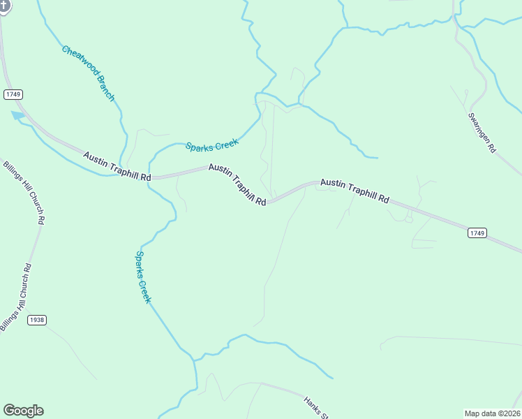 map of restaurants, bars, coffee shops, grocery stores, and more near 10533 Austin Traphill Road in Traphill