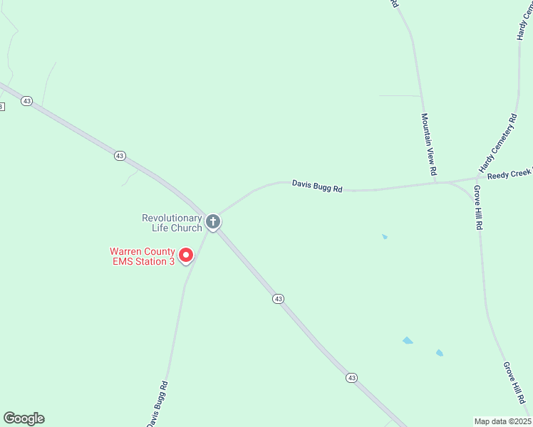 map of restaurants, bars, coffee shops, grocery stores, and more near 289 Davis-Bugg Road in Macon