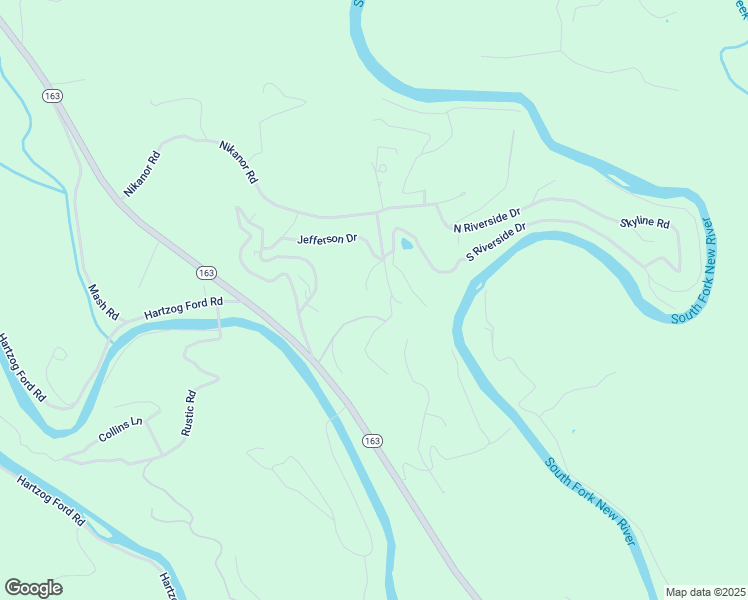 map of restaurants, bars, coffee shops, grocery stores, and more near 116 Burgess Drive in West Jefferson