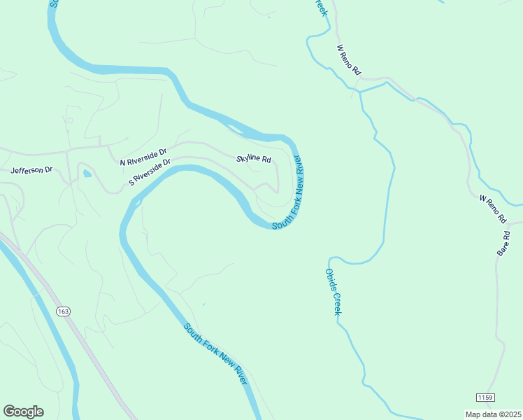 map of restaurants, bars, coffee shops, grocery stores, and more near Riverview in Ashe County