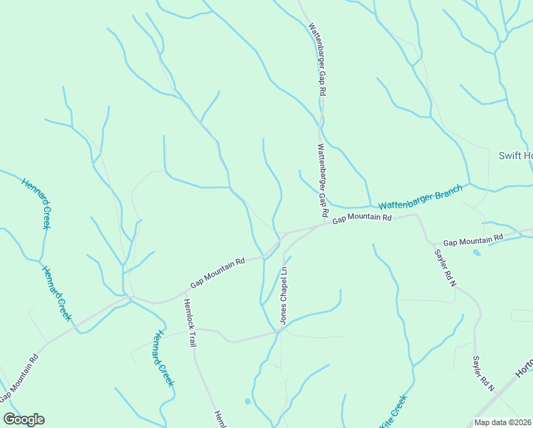 map of restaurants, bars, coffee shops, grocery stores, and more near 140 Northbays Mountain Road in Greeneville