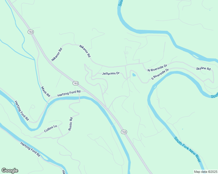 map of restaurants, bars, coffee shops, grocery stores, and more near 300 Morningside Circle in West Jefferson