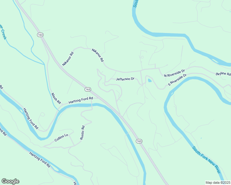 map of restaurants, bars, coffee shops, grocery stores, and more near 141 Pineview Place in West Jefferson