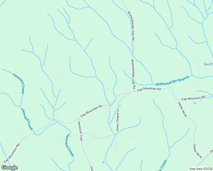 map of restaurants, bars, coffee shops, grocery stores, and more near 140 Northbays Mountain Road in Greeneville