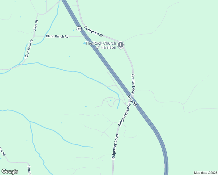 map of restaurants, bars, coffee shops, grocery stores, and more near 7681 U.S. 65 in Harrison