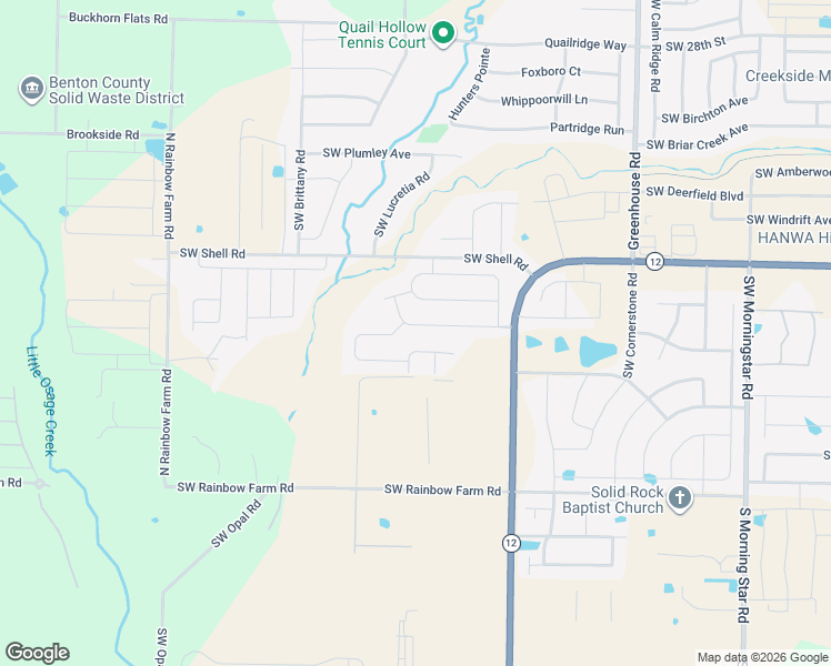 map of restaurants, bars, coffee shops, grocery stores, and more near 4501 South West Wheatgrass Boulevard in Bentonville