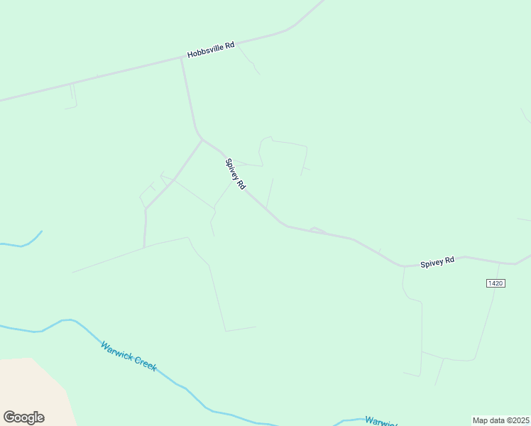 map of restaurants, bars, coffee shops, grocery stores, and more near 126 Spivey Road in Hobbsville