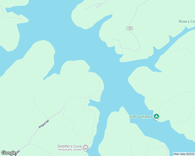 map of restaurants, bars, coffee shops, grocery stores, and more near 7287 Angell Road in Rogers