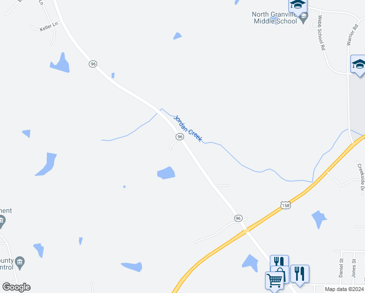 map of restaurants, bars, coffee shops, grocery stores, and more near Salem Road in Oxford