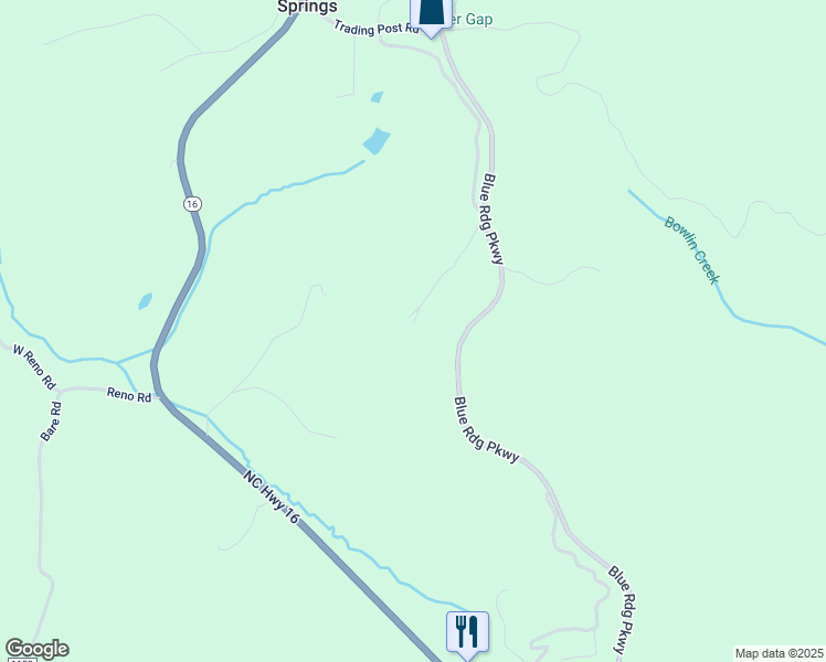 map of restaurants, bars, coffee shops, grocery stores, and more near 687 Patriot Way in West Jefferson