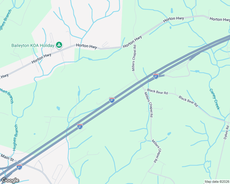 map of restaurants, bars, coffee shops, grocery stores, and more near 1905 Millers Chapel Road in Greeneville