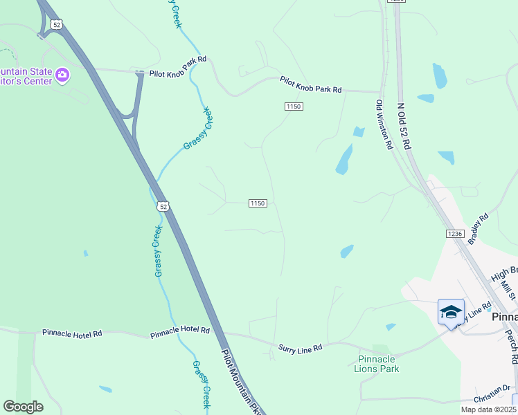map of restaurants, bars, coffee shops, grocery stores, and more near 1251 Julius Tucker Road in Pinnacle
