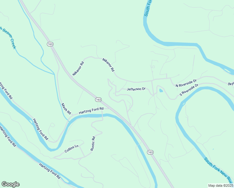 map of restaurants, bars, coffee shops, grocery stores, and more near 425 Jefferson Drive in West Jefferson