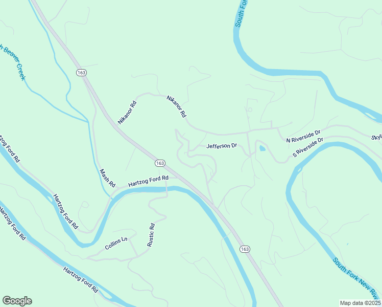 map of restaurants, bars, coffee shops, grocery stores, and more near 425 Jefferson Drive in West Jefferson