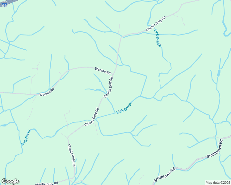 map of restaurants, bars, coffee shops, grocery stores, and more near 1440 Charlie Doty Road in Greeneville