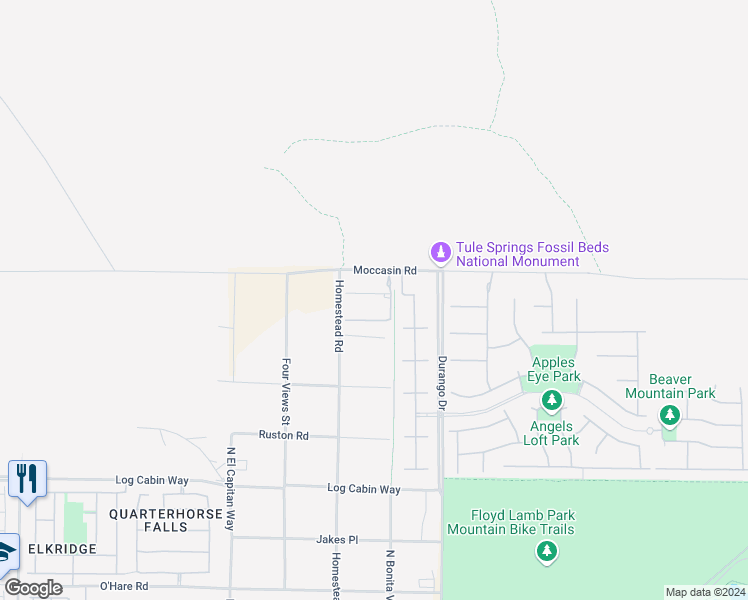 map of restaurants, bars, coffee shops, grocery stores, and more near 8545 Nicholas James Avenue in Las Vegas
