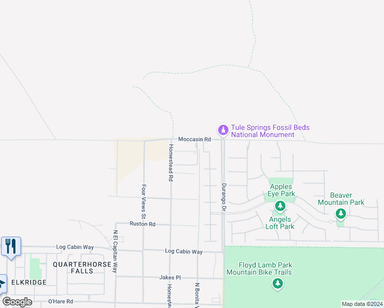 map of restaurants, bars, coffee shops, grocery stores, and more near 8535 Nicholas James Avenue in Las Vegas