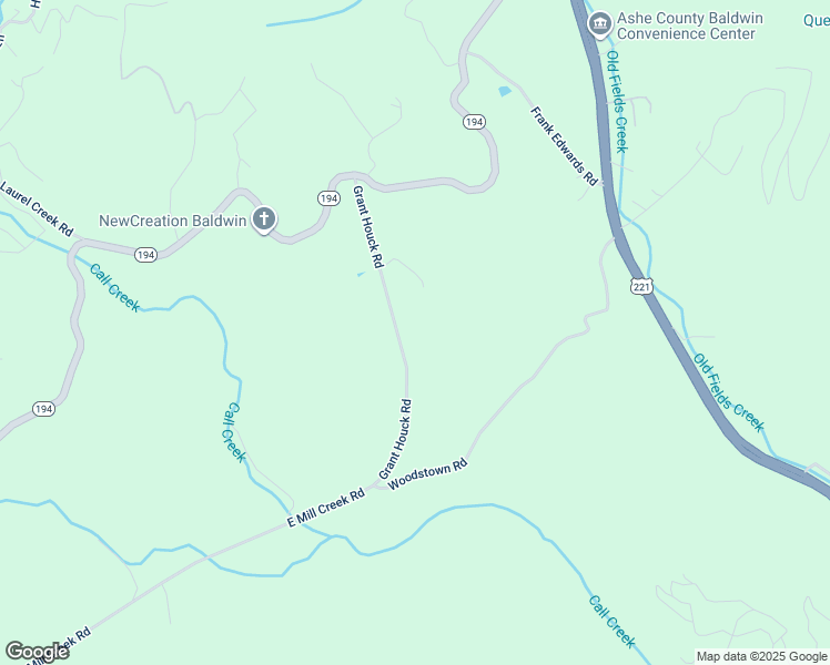 map of restaurants, bars, coffee shops, grocery stores, and more near 477 Grant Houck Road in Todd