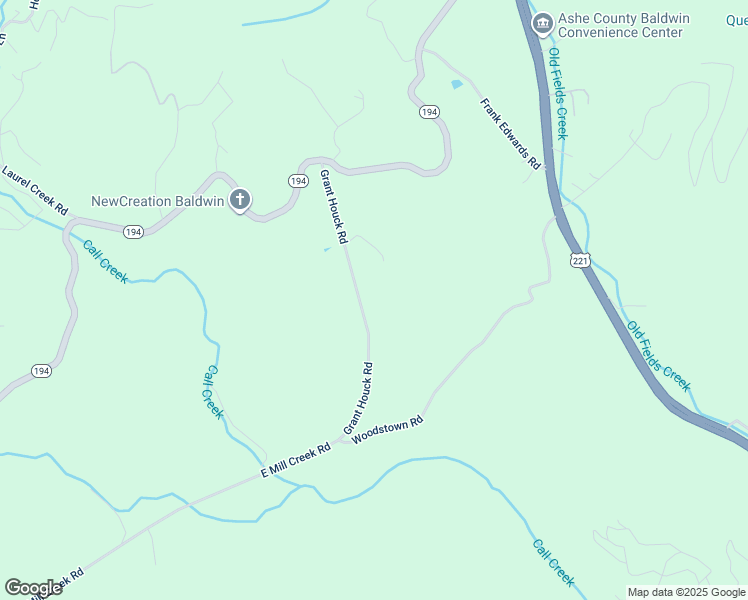 map of restaurants, bars, coffee shops, grocery stores, and more near 477 Grant Houck Road in Todd