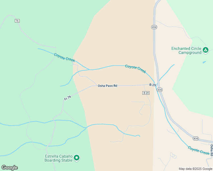 map of restaurants, bars, coffee shops, grocery stores, and more near Osha Pass Road in Colfax County