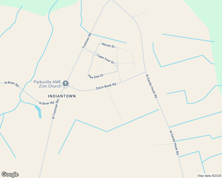 map of restaurants, bars, coffee shops, grocery stores, and more near 130 Ditch Bank Road in Shawboro