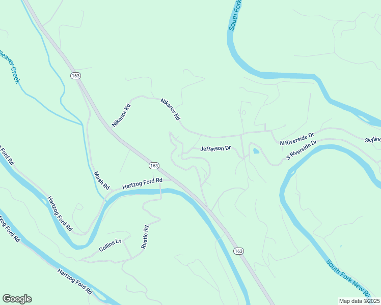 map of restaurants, bars, coffee shops, grocery stores, and more near 417 Jefferson Drive in West Jefferson