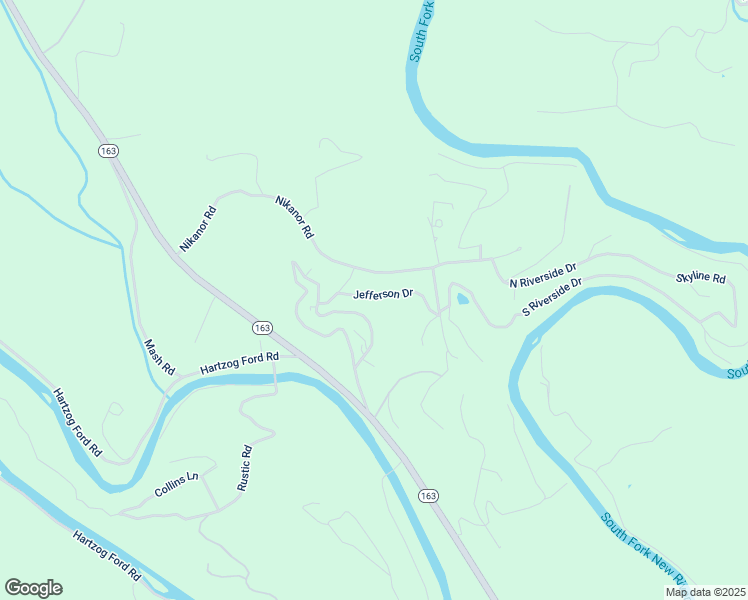 map of restaurants, bars, coffee shops, grocery stores, and more near 289 Jefferson Drive in West Jefferson
