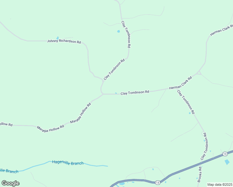 map of restaurants, bars, coffee shops, grocery stores, and more near 2575 Clay Tomlinson Road in Erin