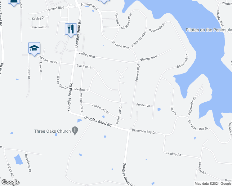 map of restaurants, bars, coffee shops, grocery stores, and more near 164 Lori Lee Drive in Gallatin
