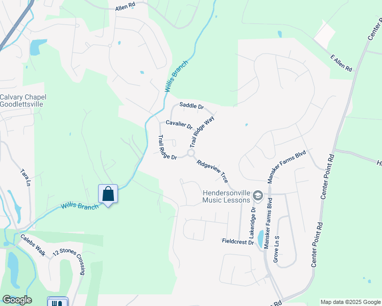map of restaurants, bars, coffee shops, grocery stores, and more near 115 Ropers Court in Hendersonville