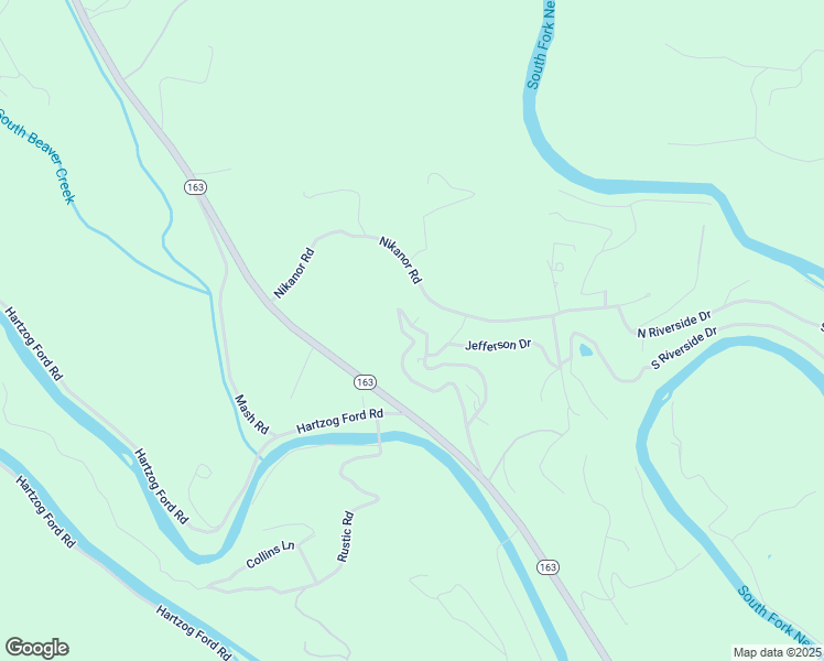 map of restaurants, bars, coffee shops, grocery stores, and more near 601 Morningside Circle in West Jefferson