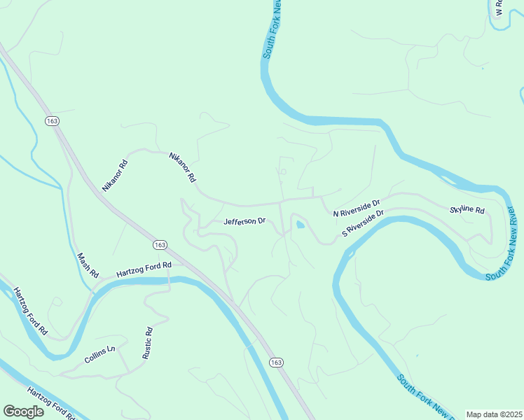map of restaurants, bars, coffee shops, grocery stores, and more near 816 Nikanor Road in West Jefferson