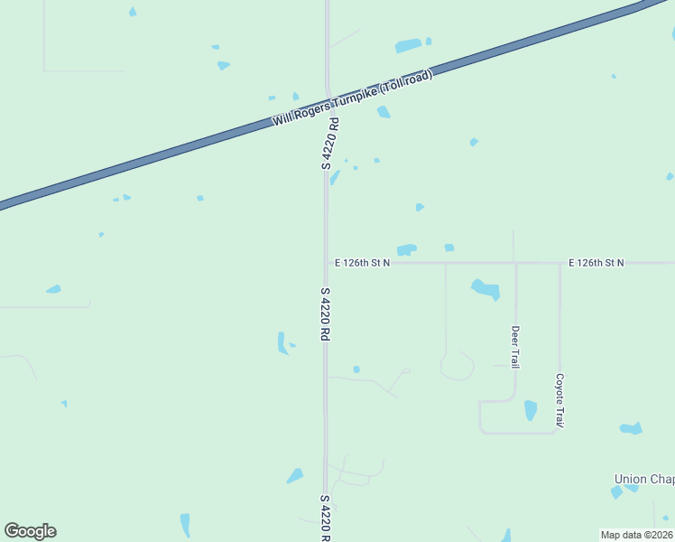map of restaurants, bars, coffee shops, grocery stores, and more near 19007 South 4220 Road in Claremore