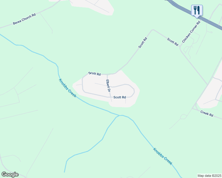 map of restaurants, bars, coffee shops, grocery stores, and more near 1007 Elbert Drive in Elizabeth City