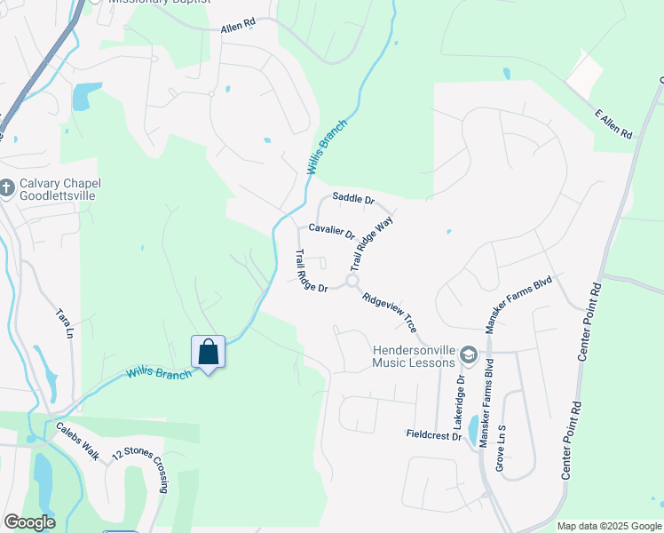 map of restaurants, bars, coffee shops, grocery stores, and more near 115 Ropers Ct in Hendersonville