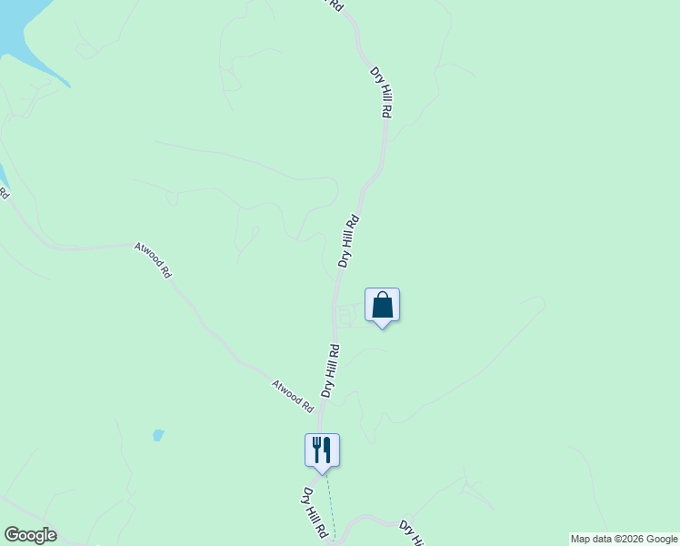 map of restaurants, bars, coffee shops, grocery stores, and more near 900 Dry Hill Road in Butler