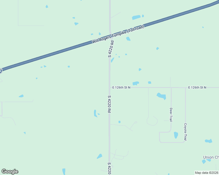 map of restaurants, bars, coffee shops, grocery stores, and more near 19007 South 4220 Road in Claremore